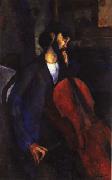 Amedeo Modigliani The Cellist Sweden oil painting reproduction